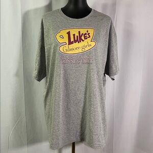 Gilmore Girls Luke’s Diner Gray Fruit of the Loom Short Sleeve T-Shirt